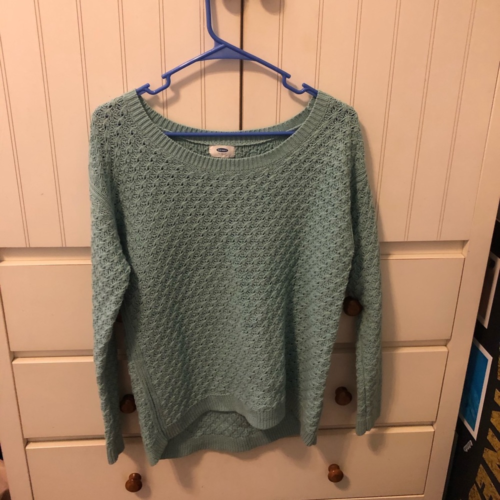 Teal old navy sweater